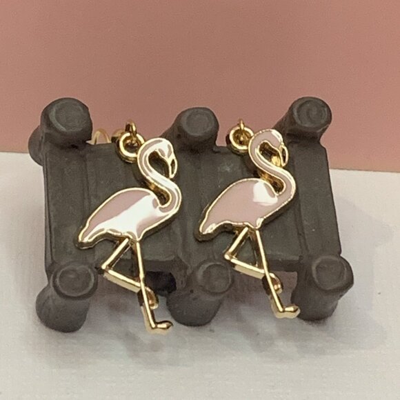 Flamingo Earring, Flamingo Jewelry, Florida Earrings, Gift Idea, Silly Animal - Picture 4 of 8